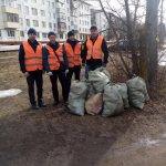 Следующий субботник запланирован 28 марта.